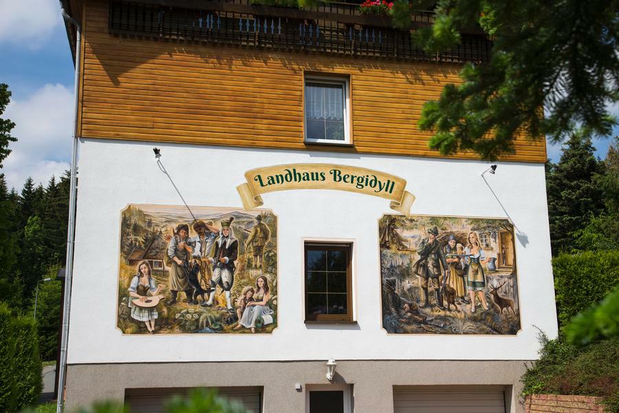 Landhaus Bergidyll Bärenstein Exteriör bild