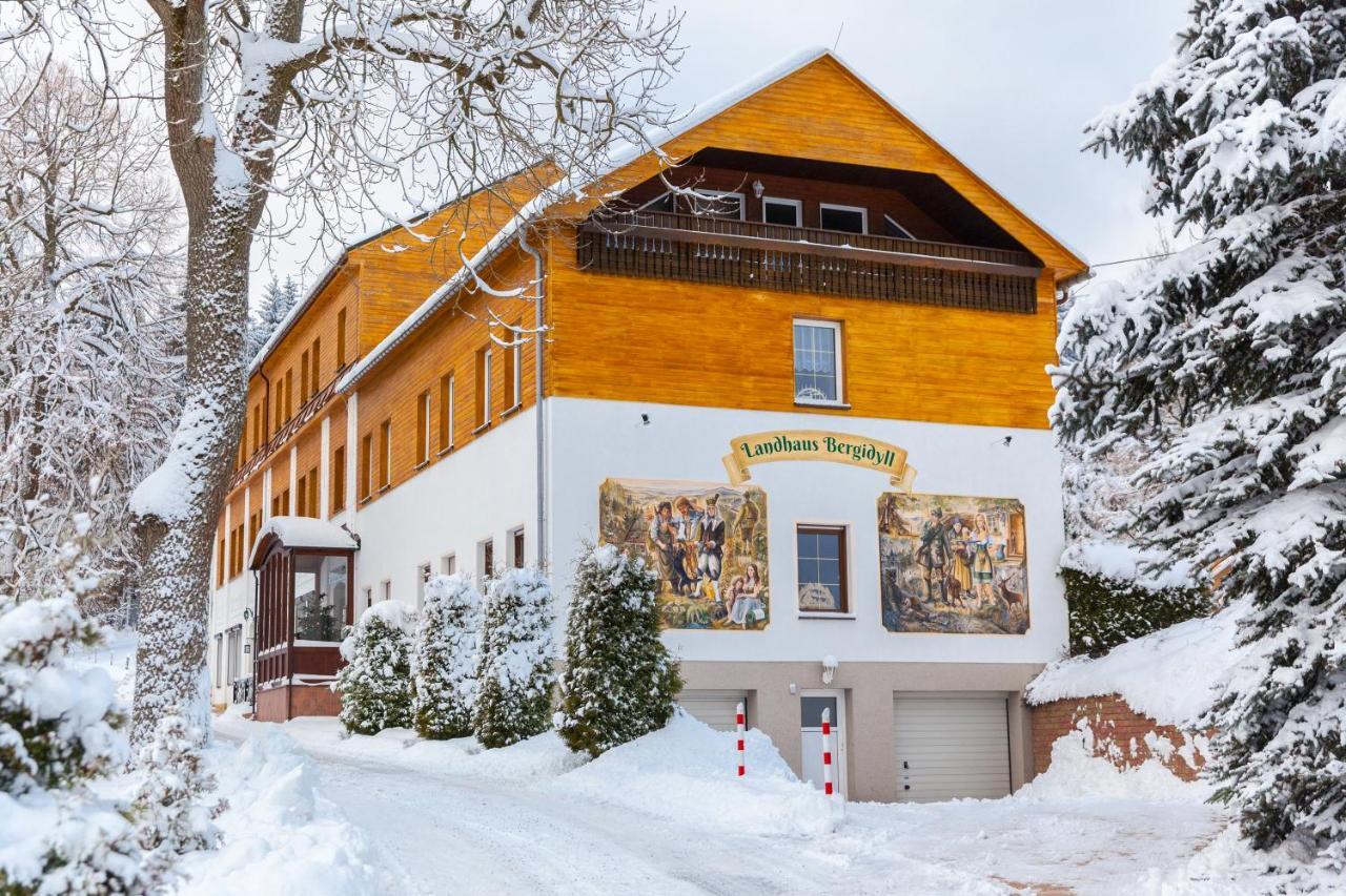 Landhaus Bergidyll Bärenstein Exteriör bild